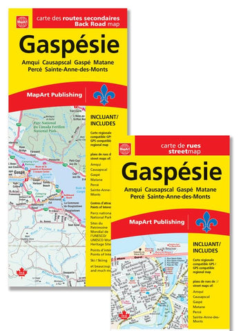Gaspesie / Quebec MapArt Map