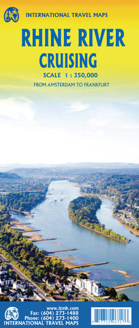 Rhine River Cruising ITM Travel Map 1e