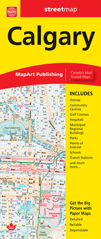 Calgary MapArt Map