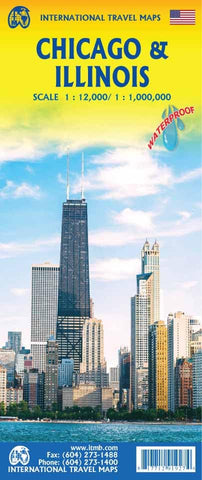 Chicago & Lake Michigan ITM Travel Map 4e