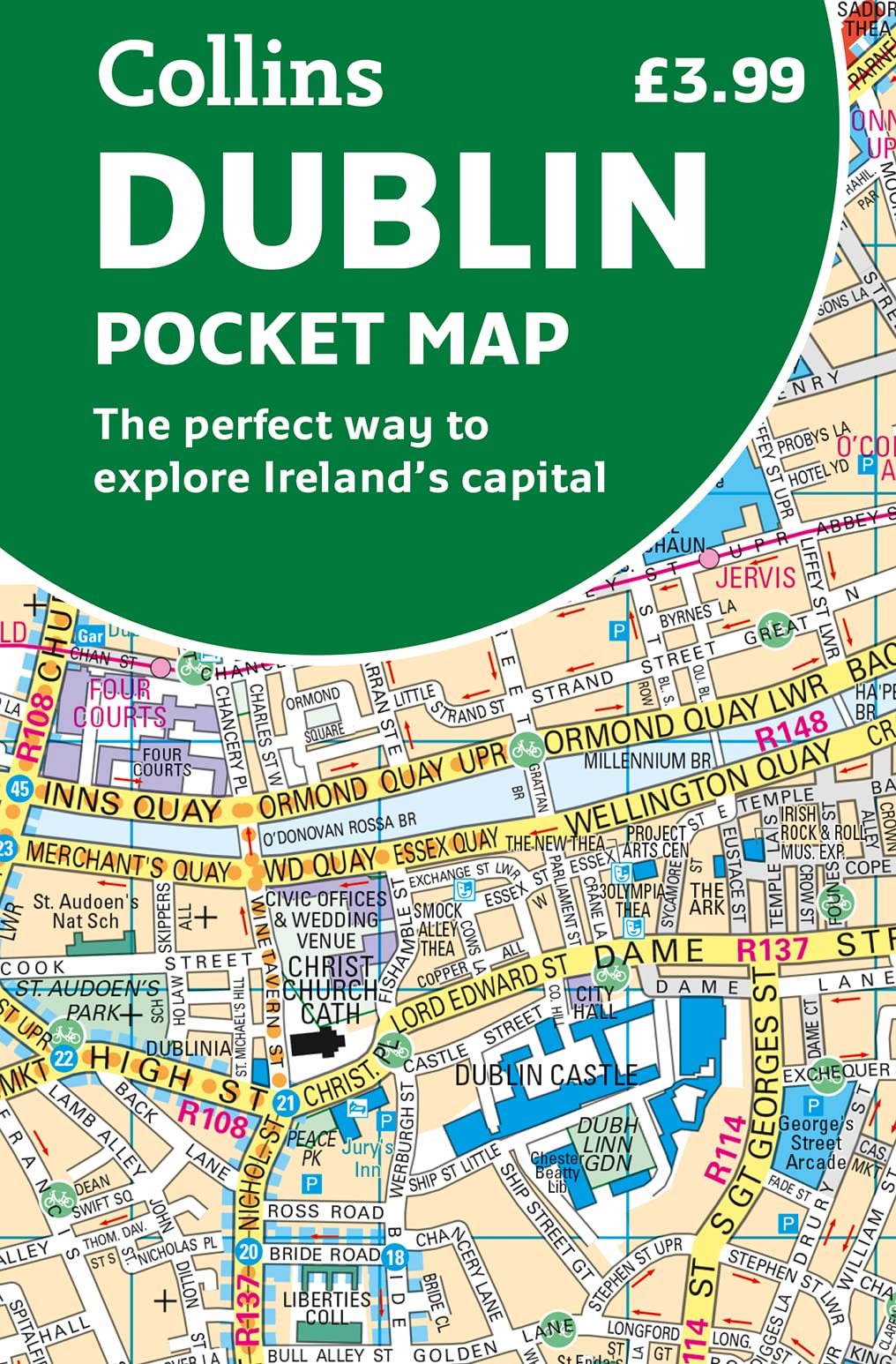 Dublin Collins Pocket Map