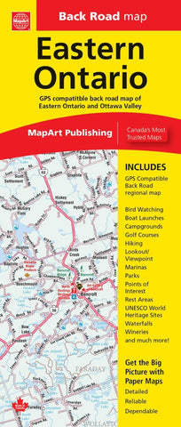 Eastern Ontario MapArt Map