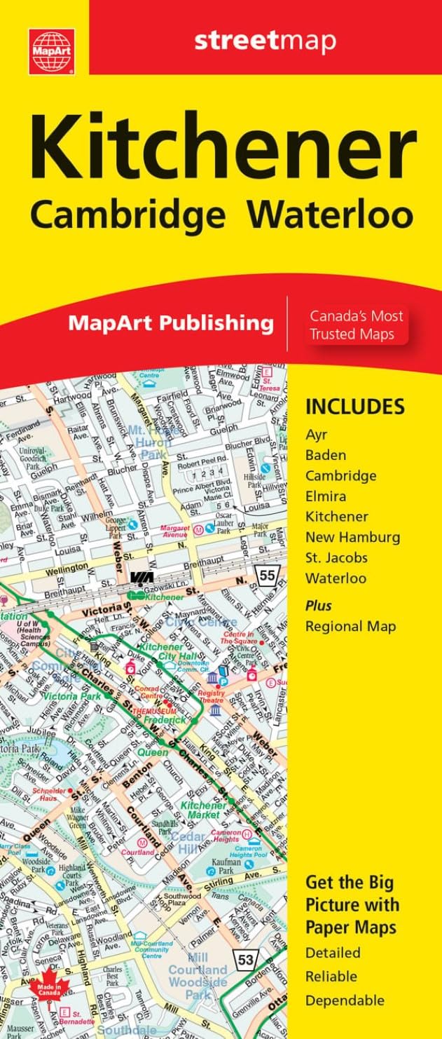 Kitchener MapArt Map