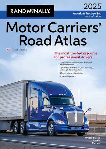 United States/ Canada/ Mexico Motor Carriers' Road Atlas 2025