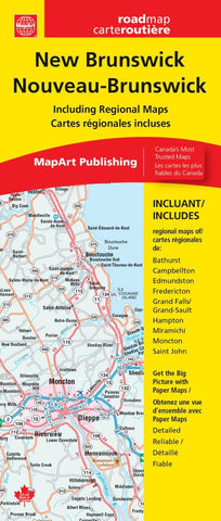 New Brunswick MapArt Map