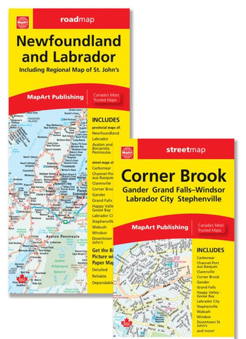 Newfoundland & Labrador MapArt Map