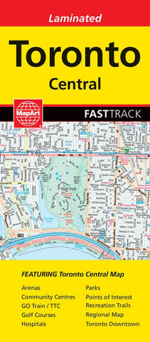 Toronto Fast Track MapArt Map