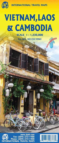Vietnam, Laos & Cambodia ITM Map 6e