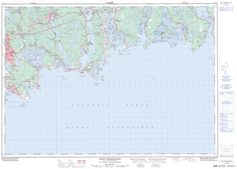 11D/11 West Chezzetcook Topographic Map Nova Scotia