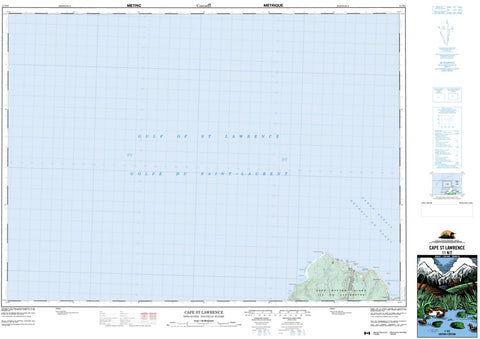 11N/02 Cape St Lawrence Topographic Map Nova Scotia