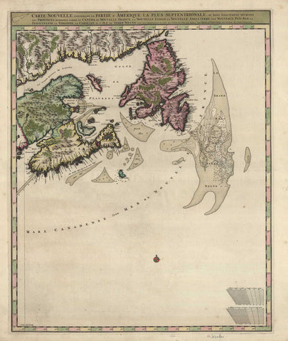 G3095 Eastern Canada, 1680, Visscher