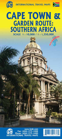 Cape Town & Garden Route: Southern Africa ITM Travel Map 2e