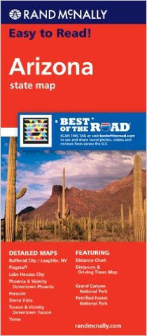Arizona Rand McNally State Map