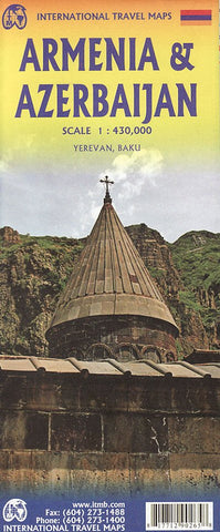 Armenia & Azerbaijan ITM Travel Map 6e