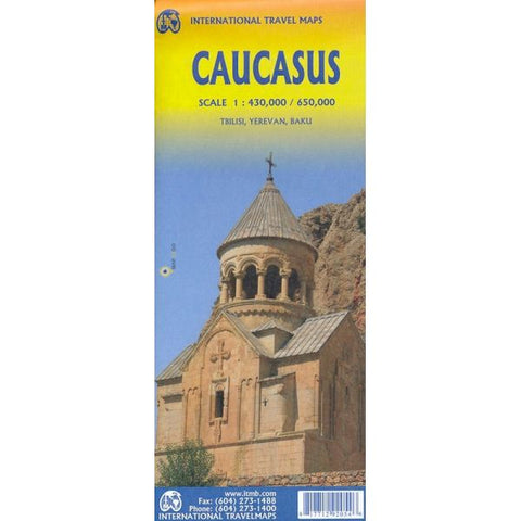 Caucasus  ITM Travel Map 2e