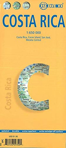 Costa Rica Borch Map