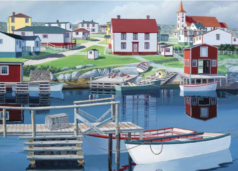 Greenspond Harbor Puzzle 1000 pc