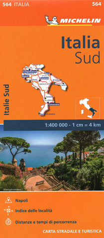 Italy South Michelin Map 564