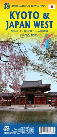 Kyoto & Japan West ITM Travel Map 4e