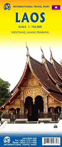 Laos ITM Travel Map 1e