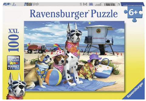 No Dogs on the Beach Puzzle 100 pc