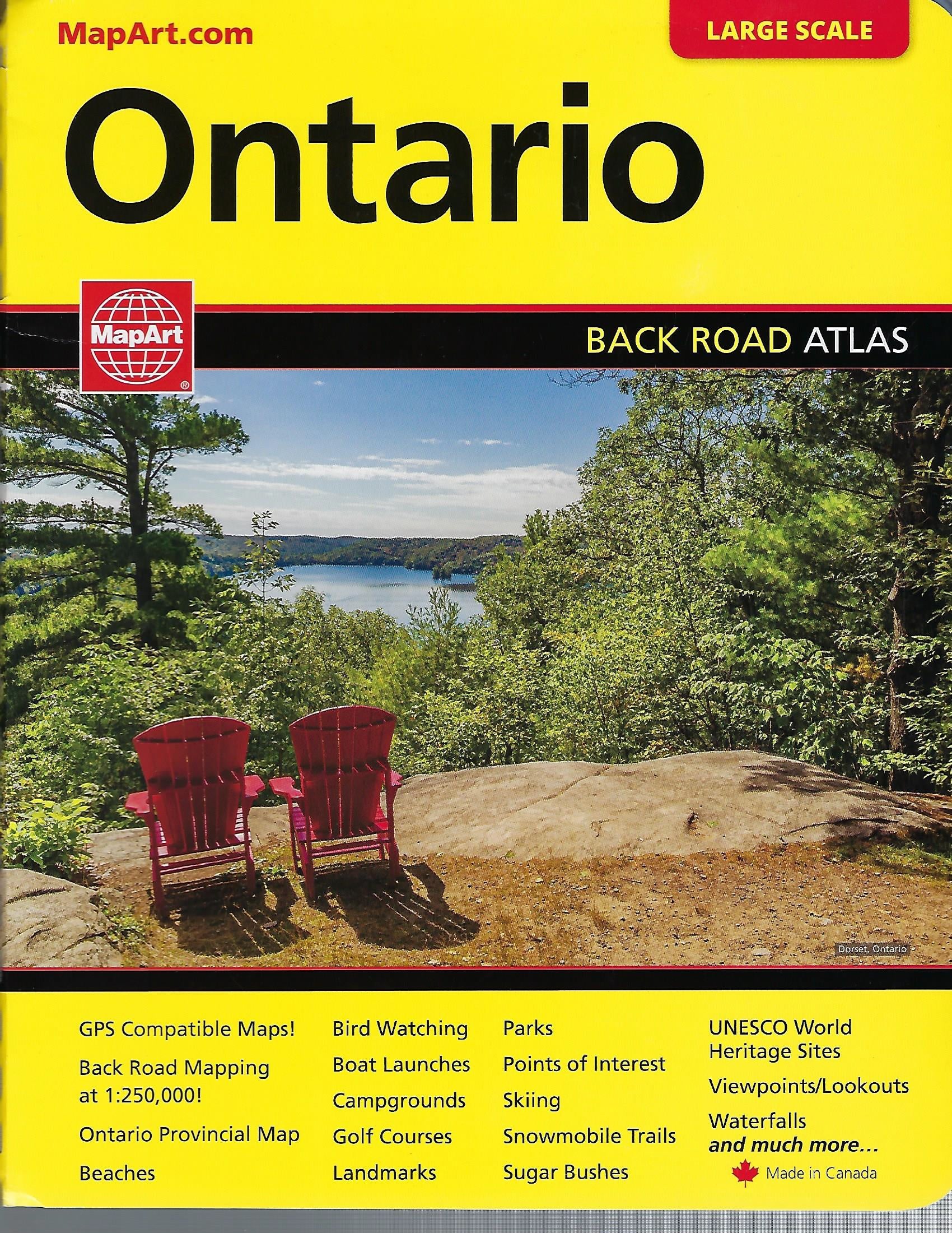 Ontario MapArt Road Atlas