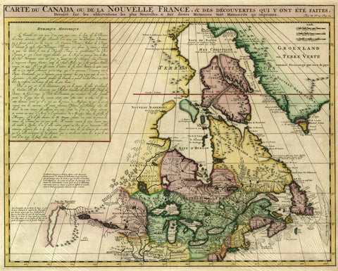 Canada & the Great Lakes, 1718, Châtelain