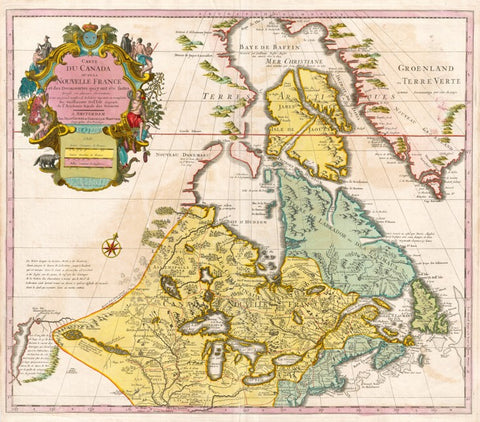 Canada & the Great Lakes, 1730 Covens & Mortier
