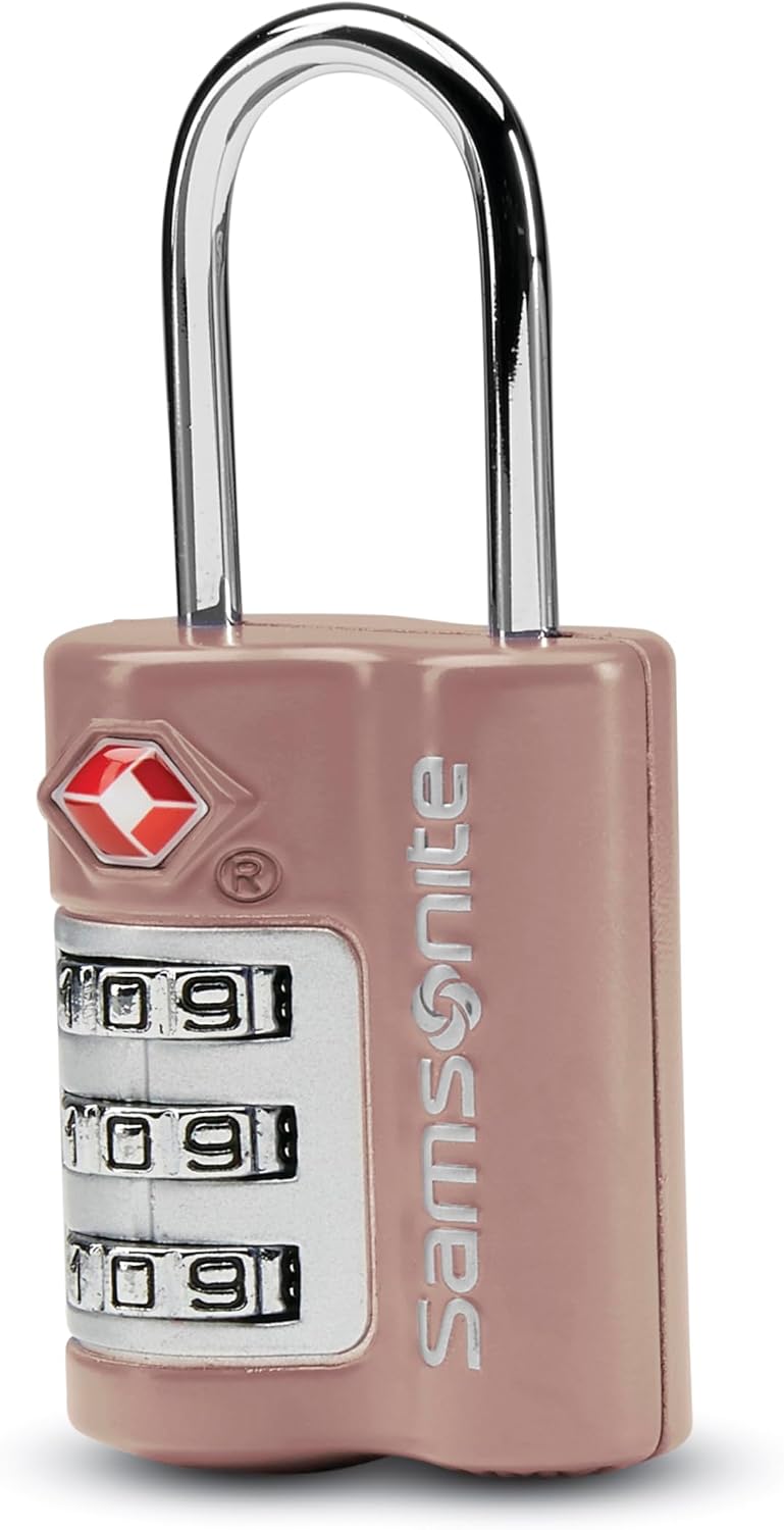 Travel Sentry 3 Dial TSA Combination Lock Dusty Rose