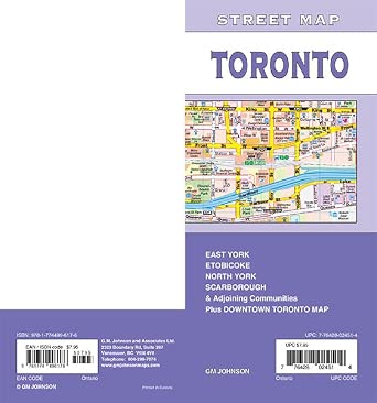 Toronto GM Johnson Map 2025