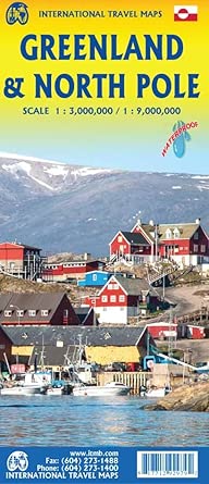 Greenland & North Pole ITM Travel Map 6e