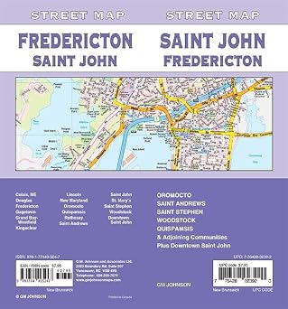 Saint John / Fredericton GM Johnson Map