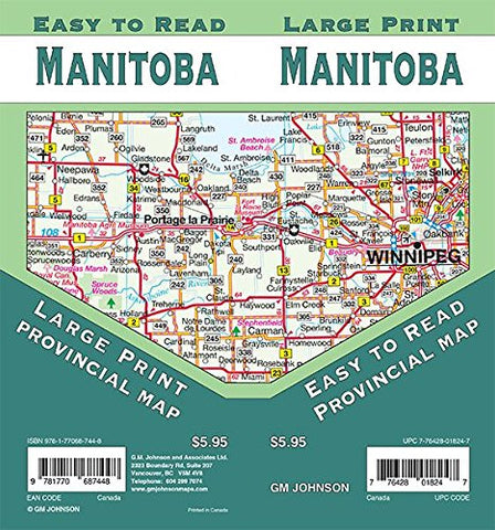 Manitoba GM Johnson Map