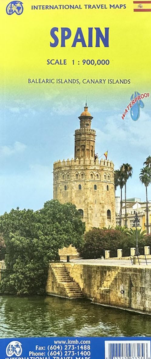 Spain ITM Travel Map 5e
