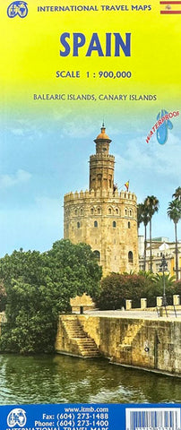 Spain ITM Travel Map 5e