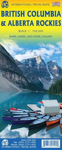 British Columbia & Alberta Rockies ITM Map 2e