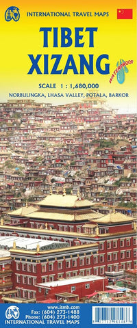 Tibet ITM Travel Map 3e