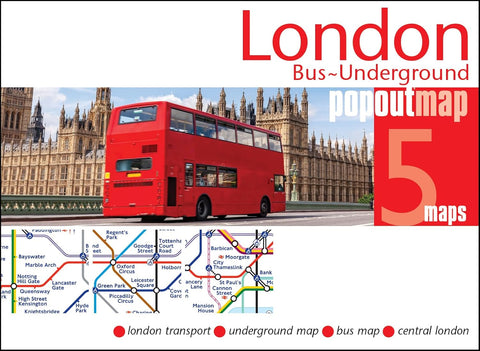 London Bus ~ Underground Popout Map