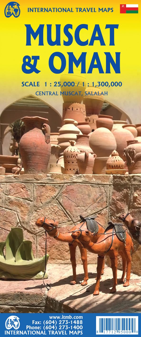 Muscat & Oman ITM Travel Map 2e