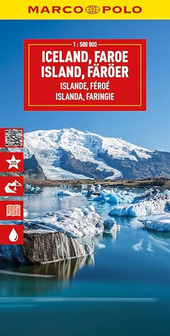 Iceland & Faroe Islands Marco Polo Map