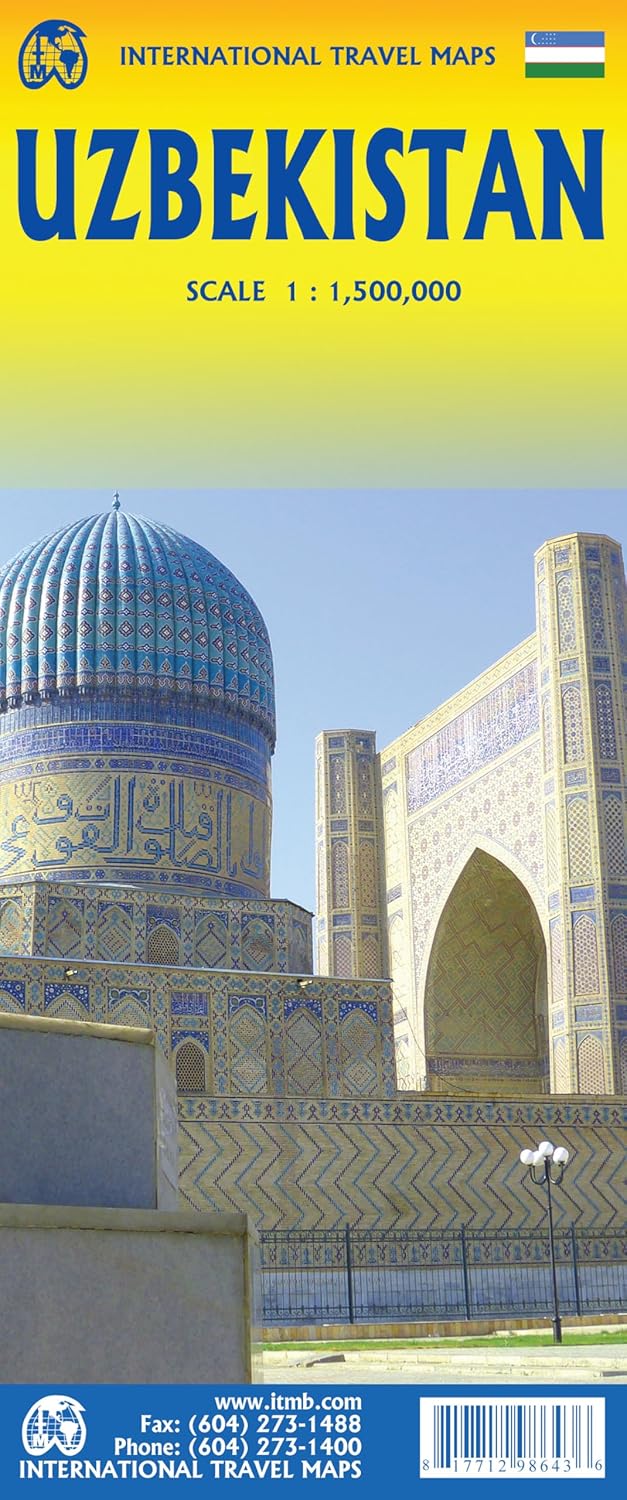 Uzbekistan ITM Travel Map 5e