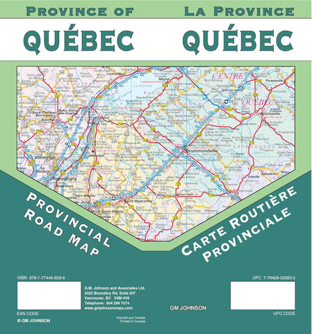 Quebec Province GM Johnson Map