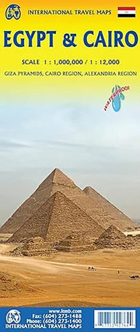 Egypt & Cairo ITM Travel Map 3e