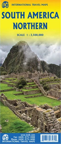 South America North ITM Travel Map 6e