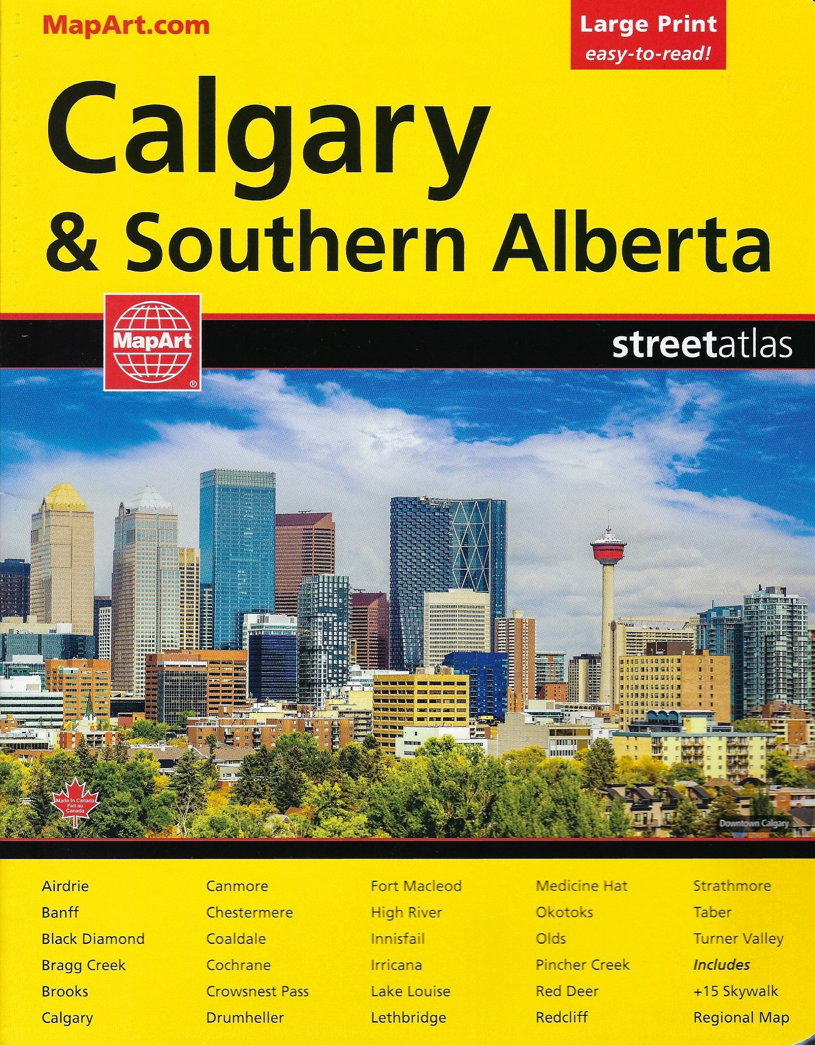 Calgary & Alberta South Road Atlas