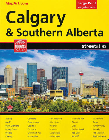Calgary & Alberta South Road Atlas