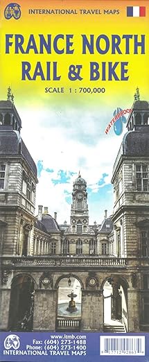 France North Rail & Bike ITM Map 1e