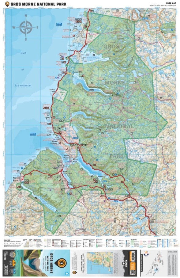 Gros Morne National Park Backroad Map