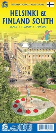 Helsinki & Southern Finland Travel Map 3e
