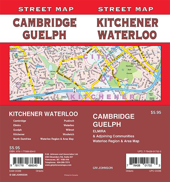 Kitchener / Waterloo GM Johnson Map